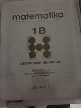 Buku Cetak SMP Bekas Untuk Kelas 7