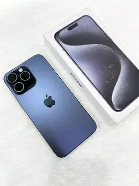Iphone 15 pro max 512gb blue titanium, resmi iBox (like new)