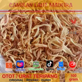 Otot Urat Teripang Goreng Renyah Gurih Cemilan Sehat Kaya Manfaat Asli