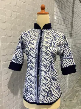 Blouse batik wanita bahan tebal