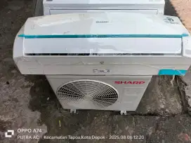 Di jual AC second mrek Sharp dan panasonic 1pk.. msh jos dingin nya