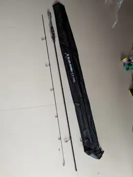 Joran UL Black Mamba Carbon solid 2-6 LB panjang 2.10m