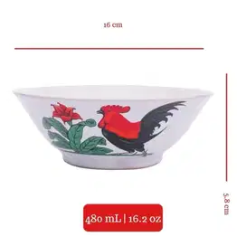 MANGKOK AYAM KERAMIK DIAMETER 16cm