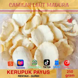 Kerupuk Ikan Payus Goreng Renyah Gurih Camilan Laut Madura
