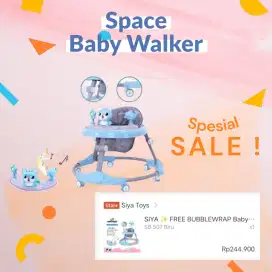 Baby walker space baby