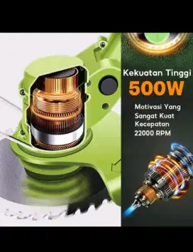 Nego Tipis Pemotong Rumput Baterai Gratis 2 Baterai