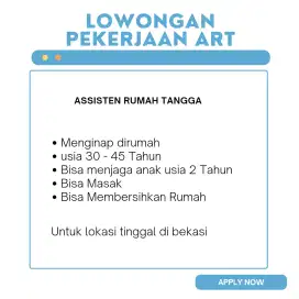 Lowongan pekerjaan ART BEKASI