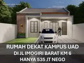 Rumah dekat Kampus UAD di Jl Imogiri Barat KM 6 Proses Bangun