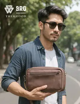 Tas handbag clutch bag kulit sapi asli jenis crazy horse HB01