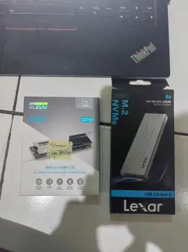 SSD NVME KLEVV CRAS C910 dan enclosure