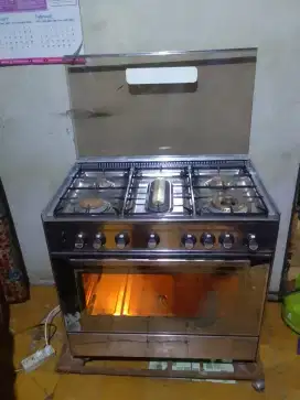 Di jual kompor 5 tungku full oven Xper