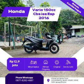 Honda Vario 150cc Cbs iss Esp Fi Tahun 2016 Pajak Off
