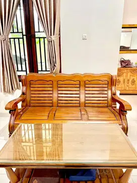 JUAL : Kursi + Meja Buffet Jati Jepara