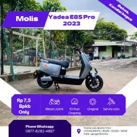 Molis Yadea E8s pro STNK Hilang tahun 2023 Pajak Off