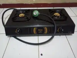 Kompor gas Rinnai 2 tungku + selang regulator