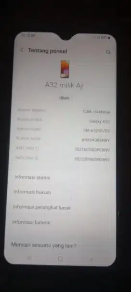 Di jual hp samsung a32