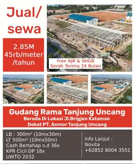 Gudang Rama Tanjung Uncang . Lokasi Jl.Brigjen Katamso Dekat