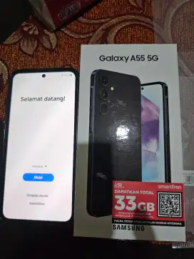 Jual samsung A55 5G, ram 8, memory 256