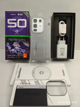 Infinix Note 50 Pro BMW 8/256 Gb Likenew 100% Baru 1 Minggu bs TT/BT