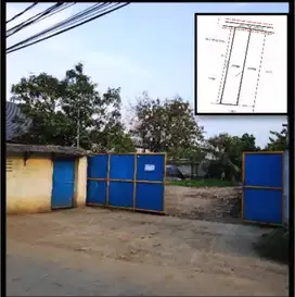 Jual tanah dan bangunan gudang murah cash only