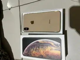 Iphone xs max 256gb ex inter imei regist warna gold