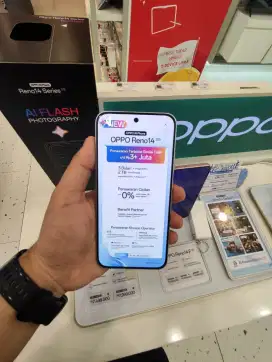 Oppo Reno 14 5G Promo Cicilan FREE 2x Angsuran dan Dp mulai 0