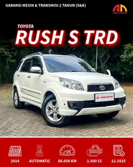 (KM 86rb) Toyota Rush S TRD A/T 2014 Sportivo Putih