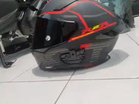 Helm kyt R2R vishor smoke sama bening