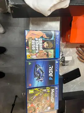 kaset RIDE 4, MOTOGP20, GTA TRILOGY