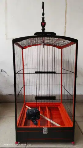 Kandang kayu no. 2 jeruji senar