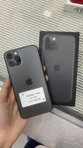 IPHONE 11 Pro Ex inter 64gb Full set normal No minus