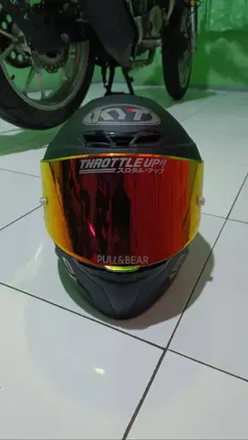 KYT TT COURSE BLACK DOFF SIZE XL
