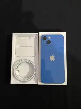 IPHONE 13 128GB FULLSET BLUE EDITON RESMI INTER NOT IBOX NOT DIGIMAP