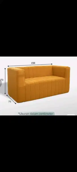 Sofa 2 seater classic box