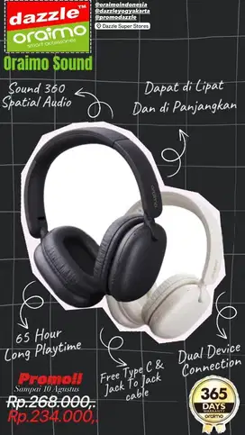 Headphone Oraimo OHP 317