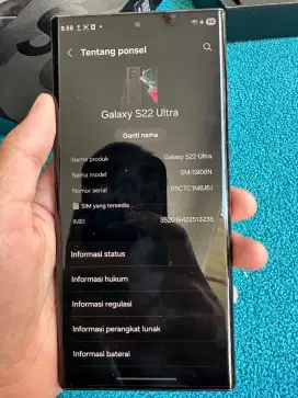 Galaxy S22 Ultra 12/256gb Black Ex Inter