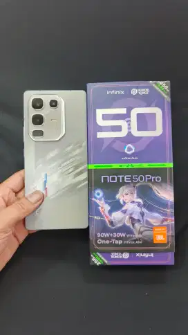 Infinix Note 50 pro((8/256)) pemakaian 1 bulan ajah fullset.