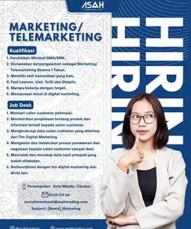 Sales & Marketing oleh” haji kota wisata