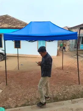 Tenda lipat 3x2 meter bahan tebal. Ready stok Palembang. Bisa cod