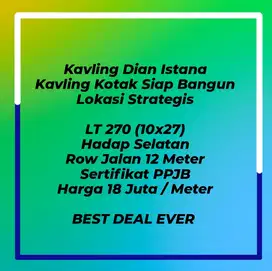 MURAH Kavling Dian Istana DKT Graha Family Loop Siap Bangun