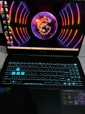 Laptop Gaming MSI intel i5 gen 12 Sudah RTX 40 gen