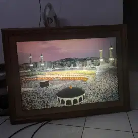 PAJANGAN MAKKAH, PANJANG 36 CM, TINGGI 27 CM