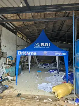 Tenda kerucut polos / branding harga murah Palembang. Ready Palembang