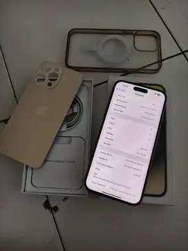 Iphone 14 Pro Max 128 Gb Gold Fullset Bh 85% Beacukai | Ibox
