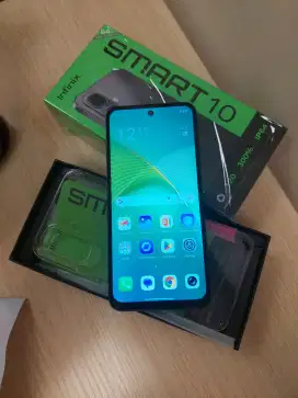 Infinix smart 10 4/64 seperti baru garansi 1 tahun