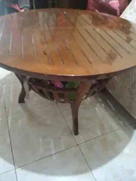 meja tamu bulat diameter 102cm