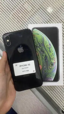IPHONE XS 64gb Ex Inter Full Set Normal No Minus