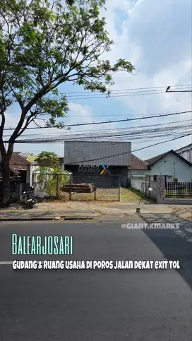 Gudang Dijual Murah dekat Exit tol di Balearjosari Blimbing Malang