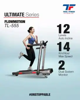 Treadmill elektrik mode auto inclin
