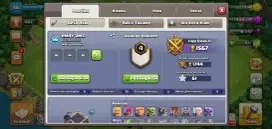 Dijual akun coc th 9 max bangunan tinggal tingkatin th